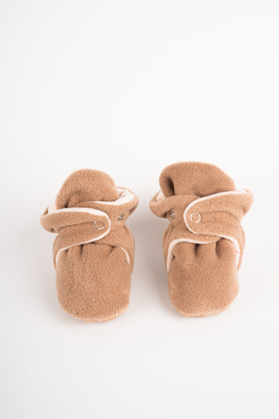 Baby Booties - Latte