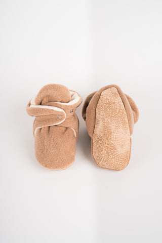 Baby Booties - Latte