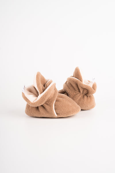 Baby Booties - Latte