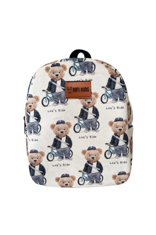 Baby Children Bag - Bicycle Teddy Bear