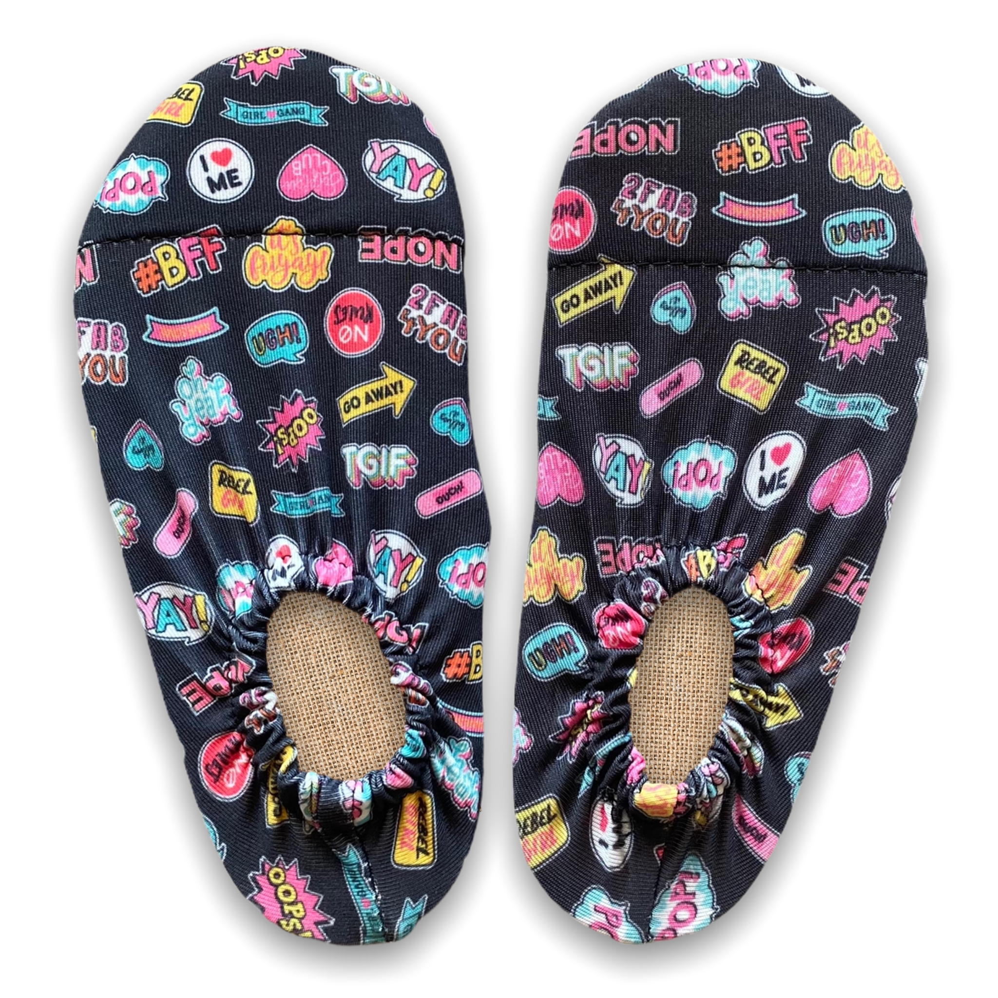 Children’s Non-slip Swim Shoes, Beach Shoes, Pop-art design
