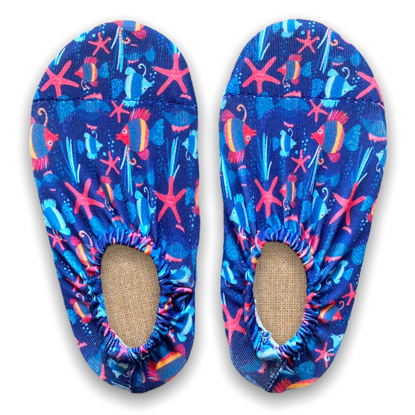 Children’s Non-slip Swim Shoes, Beach Shoes, Under the Sea design